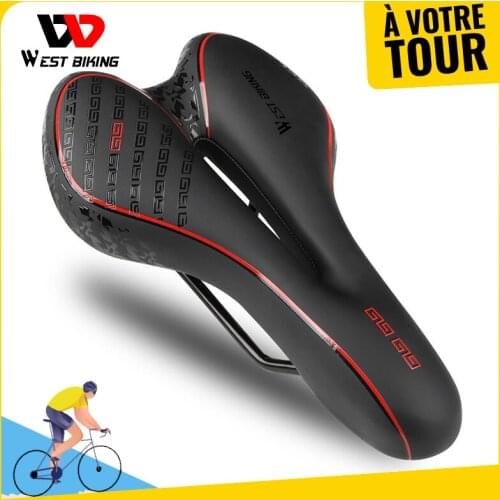 Shock Absorbing Hollow Bicycle Saddle Anti-skid GEL PU Extra Soft Mountain Bike Saddle MTB Road Cycling Seat Bicycle Accessories