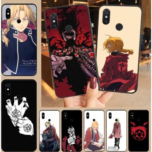 Fullmetal Alchemist FMA Brotherhood anime Phone Case For Xiaomi Redmi note 7 8 9 t max3 s 10 pro lite cover funda coque shell