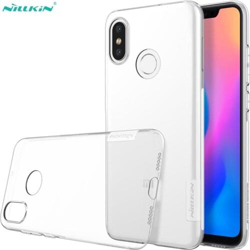 For Xiaomi Mi 8 6X A2 8 SE Case Genuine Nillkin Nature Transparent Clear Soft Silicon TPU Protector Back Cover for Xiaomi Mi8 SE