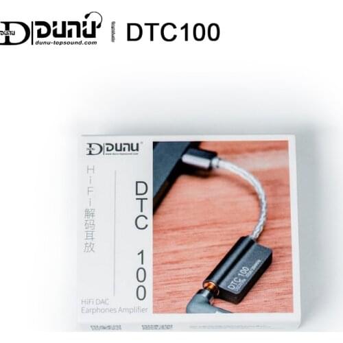 DUNU DTC100 DTC 100 ESS9118EC chip HiFi USB DAC Earphone Amplifier AMP TYPE-C to 3.5mm PCM 24bit/384kHZ DSD256 for Android Phone