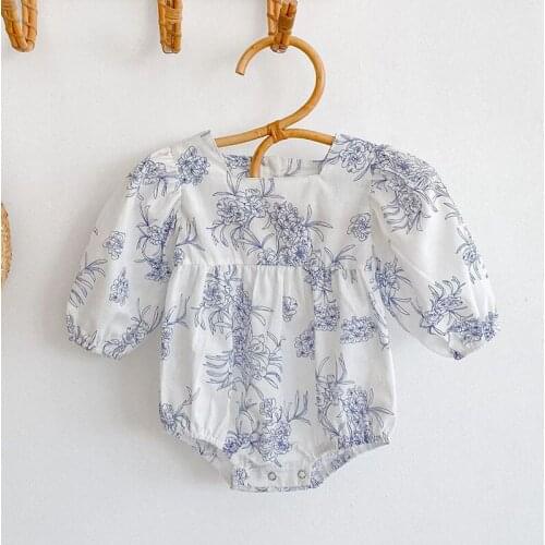 Spring Kids Baby Girl Long Sleeve Printing Rompers Autumn Newborn Infant Baby Girl Rompers Baby Girl Clothes Rompers