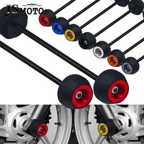 For SUZUKI GSXS1000 GSX-S1000 F/S GSX-S 1000 F S Motorcycle CNC Front & Rear Wheel Fork Axle Sliders Cap Crash Falling Protector