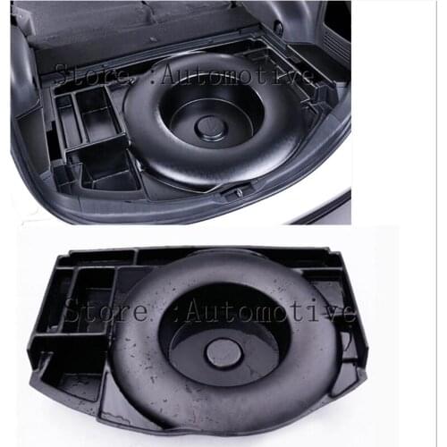 For Toyota RAV4 2019 2020 2021 2022 Spare Tire Storage Box Rear Trunk Tail Box Car Spare Wheel Organizer Modification