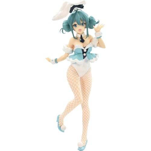 Bandai Hatsune Miku 30cm White Bunny Girl With Special Code Anime Figure Boxed PVC Model Decoration Toy Adult Child Gift