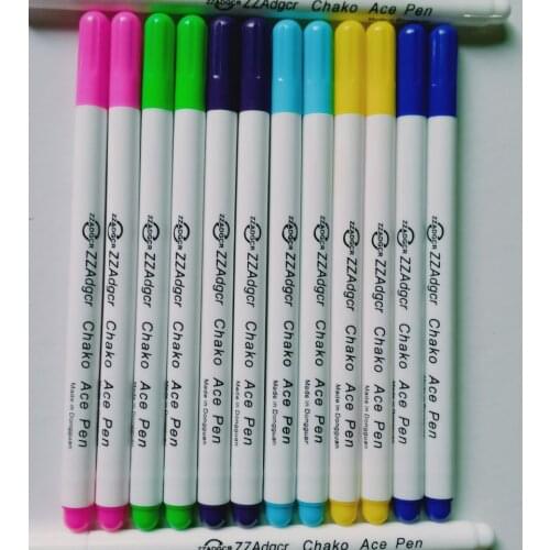 Disappearing Erasable Ink Fabric Marker Pen Cross Stitch Water Erasable Pen &Sewing Measuring Gauge Ruler Quilting Sewing Tools