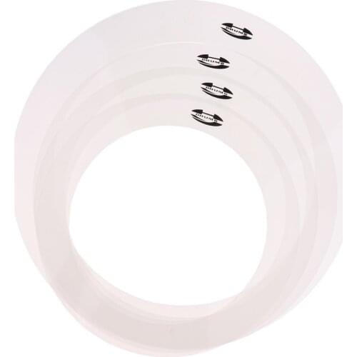 Perfeclan 4 Pack Drum Muffler Dampening Rings Tone Control 10'' 12'' 14'' 16'' for Drum Set Accessories