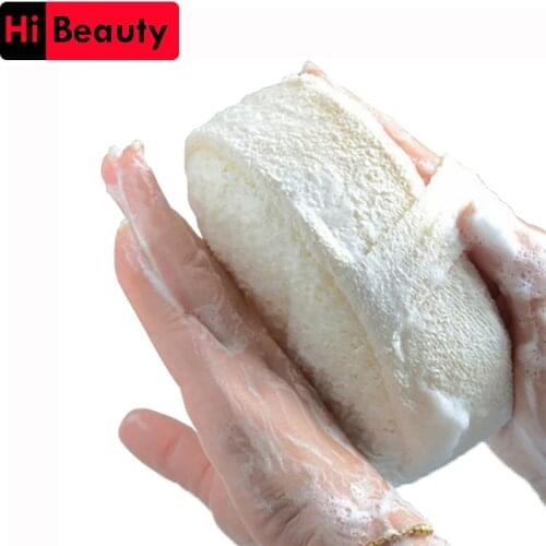 Loofah Bath Sponge Shower Body Cleaning Glove Tool Scrubber Ponge Brush Pad Horniness Remover Bathroom Supplies Random Color