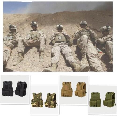 Mounchain Airsoft Military Tactical Hunting Vest Combat Assault Tactical Vest with Pocket Outdoor Clothing Hunting Vest