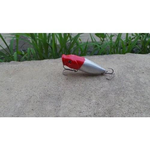 MR OCTOPUS 15pcsFishing Lure Popper Fishing Bait Jigging Lures Artificial Baits Good Quality Fishing Jerbait Hard Bait7cm 8g