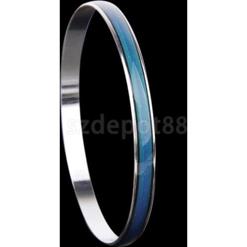 Brand New Unisex Mood Bangle Bracelet Change Color Emotion Feeling Changeable Gift