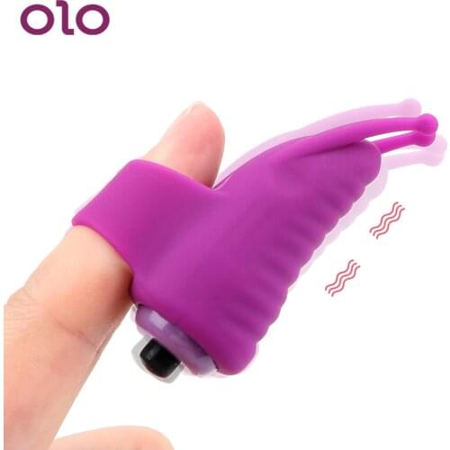 OLO Bee Tentacles Finger Sleeve Vibrator G-Spot Finger Massager Clitoris Stimulation Sex Toys For Women Female Masturbator