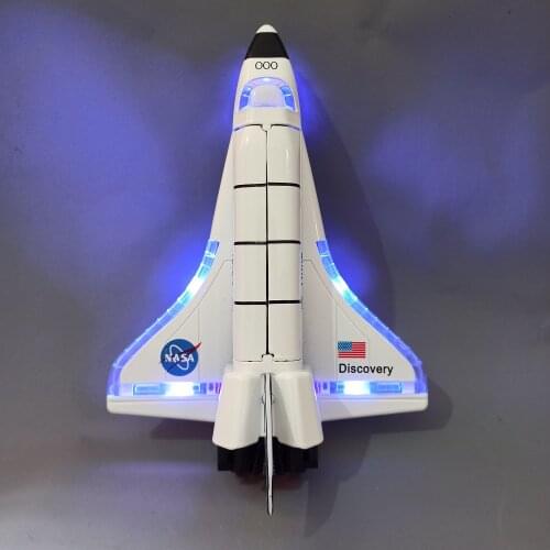 Alloy Space Shuttle/Die Cast SpaceCraft / SpaceShip Model 19Cm Length W/Light And Music Bulk Pack