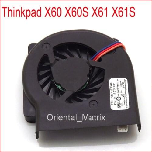 New P/N:MCF-W08PAM05 60.4B413.001 42X3805 3PINS Fan For IBM Lenovo Thinkpad X60 X60S X61 X61S Laptop CPU Cooling Fan