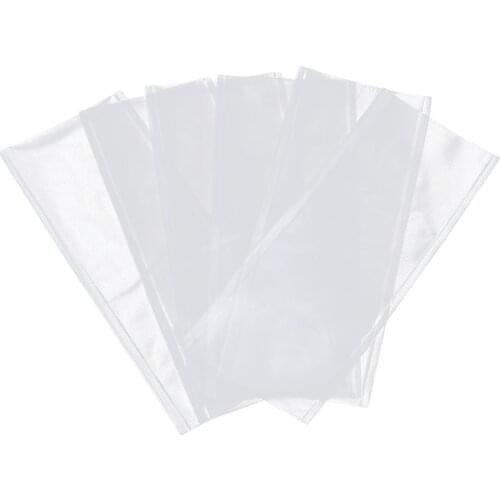 100pcs PVA Water Soluble Bag Carp Fishing Bag Mesh Bag for Solid Bait 6x12cm