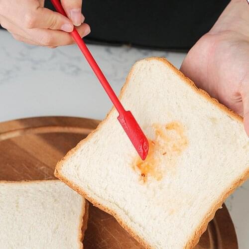 3Pcs/Set Cream Butter Cake Spatula Food-grade Safe Silicon Non-stick Kitchen Scraper for Home Baking Tool Tableware