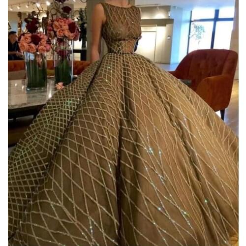 African shinny glued glitter Lace Fabric French Sequins Net Lace cream color Tulle Lace fabric High Quality BZL-2320