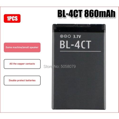 BL-4CT BL 4CT Phone Battery For Nokia 2720 6600 Fold 5630 5630 XpressMusic 6700 Slide 7210 7230 7310 Classic Supernova X3 X3-00
