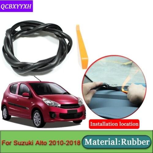 Car-styling For Suzuki Alto 2010-2018 Anti-Noise Soundproof Dustproof Car Dashboard Windshield Sealing Strips Auto Accessories