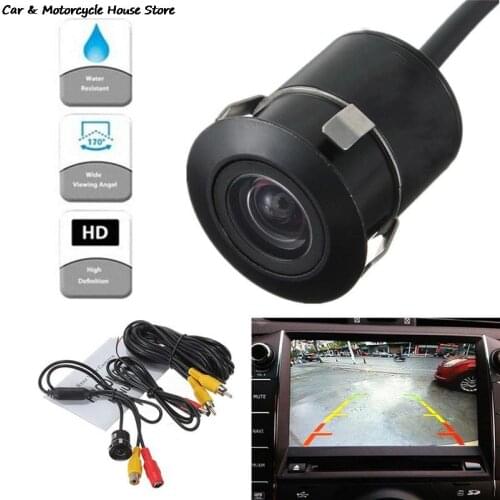 170 Degree Car Rear View Camera Reverse Backup Parking Waterproof Night Vision CCD Auto Backup Monitor Universal