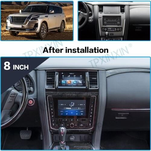 For NISSAN PATROL Y62 infiniti QX80 2010 - 2020 Android 9 Carplay Radio Player Car GPS Navigation Head Unit Car stereo BT WIFI