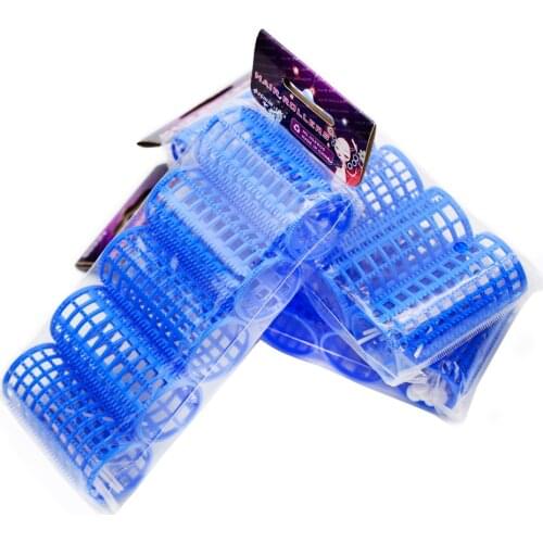 15pcs/set 30mm Hair Rollers with Fixed Pins Teeth Hairdressing Curlers Air Bang Big Size Wavy Fluffy Curl Rods Styling Tool 1579