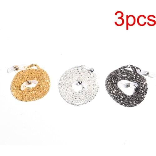 1/3pcs Fashion Women Chic Eyeglass Chains Sunglasses Reading Beaded Glasses Chain Eyewears Cord Holder Neck Strap Ropes