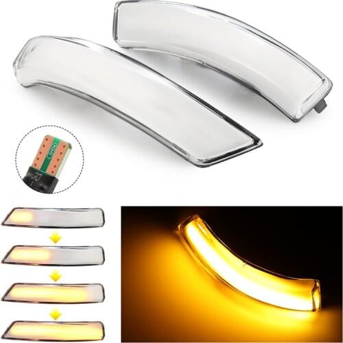 For Mondeo Mk4 Dynamic Turn Signal Light LED Side Wing Rearview Mirror Indicator Blinker Light For Ford Focus 2 3 Mk2 Mk3
