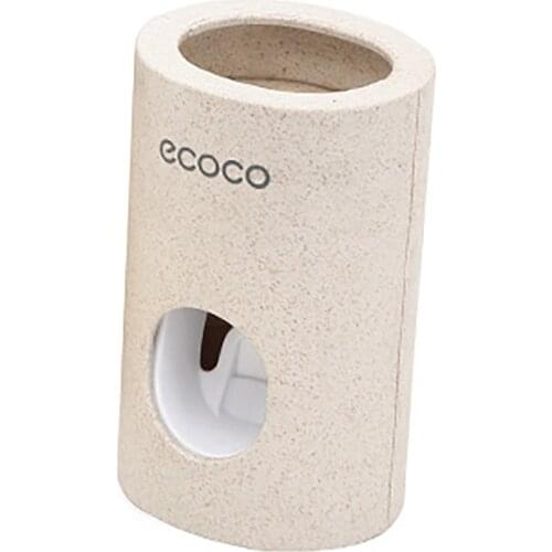 Ecoco Wheat Straw Paste Type Nail Free Automatic Toothpaste Squeezing Device