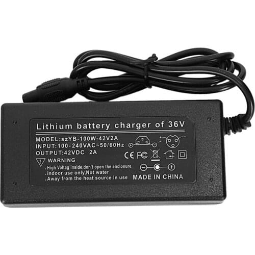 42V 2A Electric Drive Smart Balance Wheel Self Balancing Scooter Hover Board Power Battery Charger Electric Charging(Us Plug)