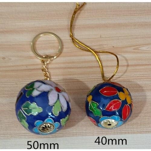 Ethnic Handicrafts Cloisonne Filigree DIY Christmas Tree Decoration Accessories Chinese Traditional Craft Hanging Ornament 1pcs