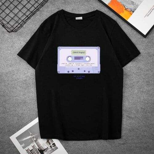 Popular Permission to Dance t shirt Summer Time Bangtan t-shirts Cartoon Short Sleeve Premium Quality Cotton Top Tees Harajuku