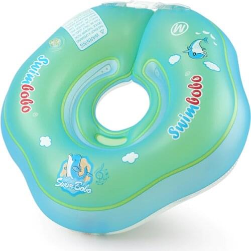 SWIMBOBO Inflatable Swim Ring 0-8 Months Buoyancy Neck Circle New Baby Bathing Tool Swimming Pool Accessories Dropshipping B1001