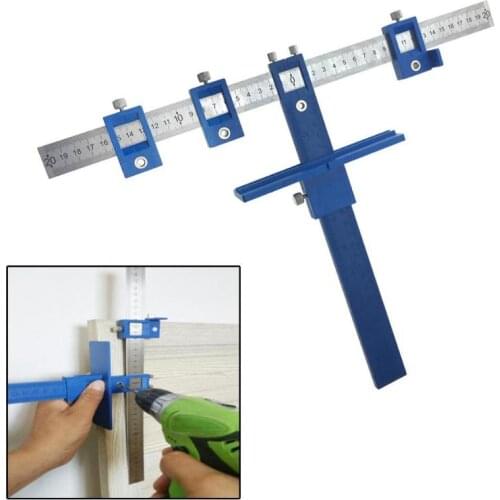 Drill Guide Sleeve Cabinet Hardware Jig True Position Tool Drawer Pull Jig Wood Drilling Dowelling Hole Saw Master System
