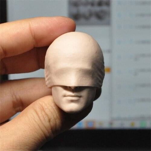 Unpainted 1/6 Scale Night Man Masked Edition Head Sculpt Model Head Action Figure Dolls For Hot Toys Figure Body No.92