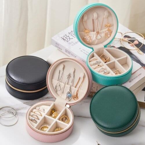 Jewelry Storage Box Double-Layer Jewelry Organizer Display Portable Travel Necklace Earring Ring Jewelry Holder Gift Box