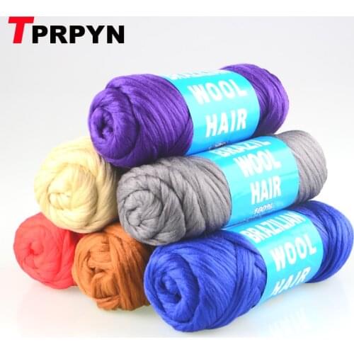 TPRPYN 1Pc=70g 100% acrylic Desire for hair yarn Brazilian wool hair for braiding African Wig Hair Yarn Braid Hair Dreadlocks