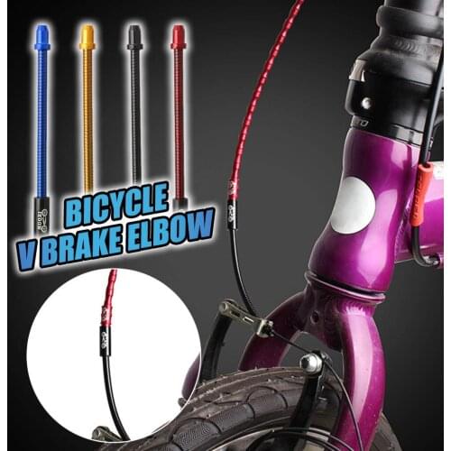 Bicycle V Brake Elbow Stainless Steel Oil-filled Flexible Spring Mountain Bike Mountain Road Folding Bike Accessories 2021