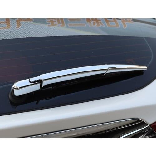 High-quality ABS Chrome rear wiper trim cover for Nissan QASHQAI 2016 2017 2018 Car Styling