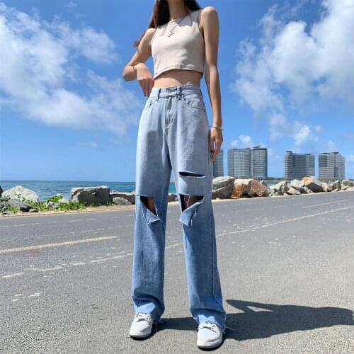 WWENN Women's Straight Jeans