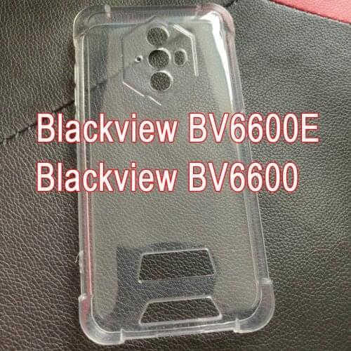 For Blackview BV6600 Case Funda Silicone Back Soft TPU Transparent Pudding White Cover For Blackview BV 6600 Case Capa Coque