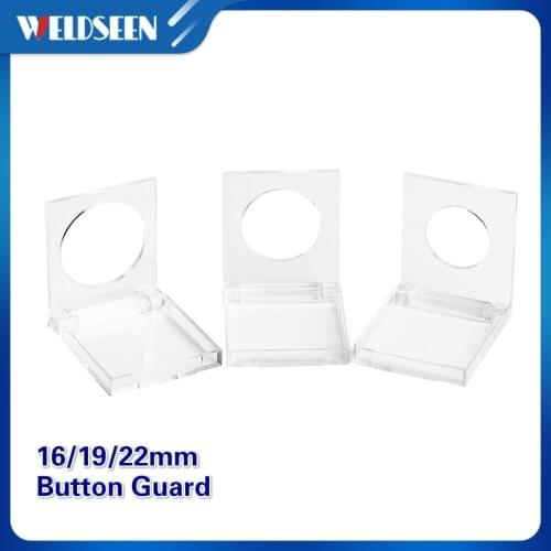 Button Guard 16mm 19mm 22mm Metal Button Switch Dust Cover Anti-Touch Splash-Proof