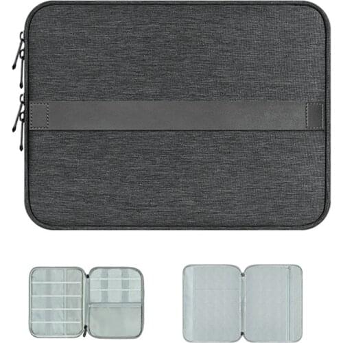 Tablet PC Protection Bag Sleeve Case Cable Power Bank Passport Storage Bag With Pen Card Holder Mouse Pocket for iPad Air