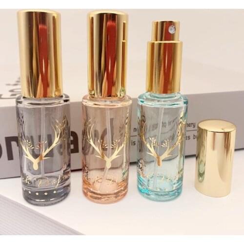 10/20/30pcs Round Glass Perfume Bottle 12ml Small Sample Portable Parfume Refillable Scent Sprayer Cosmetic Spray Bottle