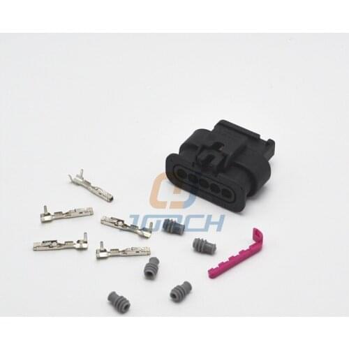 5 Pin Waterproof Electrical Wire Cable automotive Connector socket for Audi VW cars 4F0 973 705 4F0973705 1-1718806-1