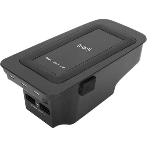 Car Wireless Charger for Volvo S60 V60 XC60 S90 V90 XC90 QI 2018 2019 2020 Special Mobile Phone Charging Plate