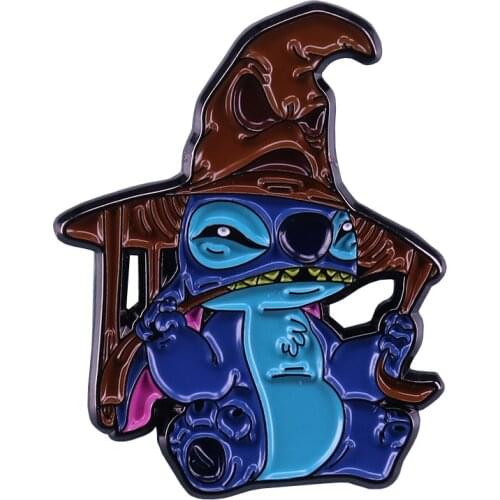 Cartoon Star Wars Stitch Pin Brooches Enamel Pirate Stitch Badge Pin Collection Brooch Fans Gift
