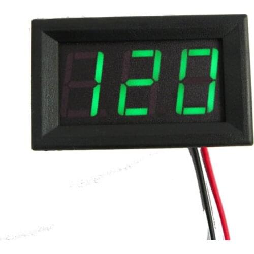 AC 70~500V Mini Digital Display Voltmeter Voltage Tester Meter Blue LED Screen Electronic Parts Accessories Digital Voltmeter
