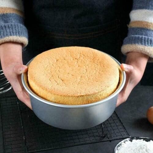 2/4/5/6/7/8/9/10/12 Inch Round Live Bottom Cake Mold Baking Mold Bread Decoration Non-stick Home Kitchen Oven Baking Tool Tray