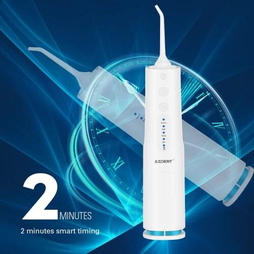 3 Modes HF-5 Portable Oral Irrigator USB Rechargeable Cordless Water Jet Dental Flosser Mouth Denture Teeth Cleaner 300ml 5 Tips