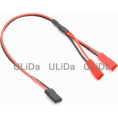 JST to JR Plug Y Wire Harness Plug Parallel Battery Pack Connector Adapter